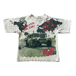 Vintage 90’s GI Joe Hasbro All Over Print Kids T Shirt Size 6